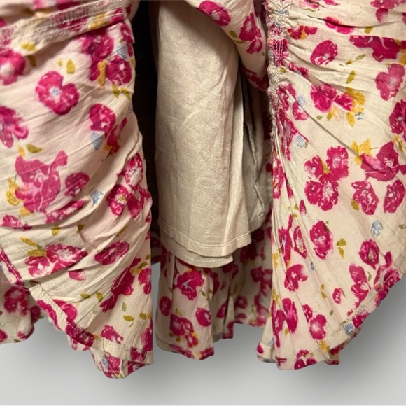 REDOUTE Creation Dress Floral Midi Cottagecore Sz 16W - Picture 10 of 11